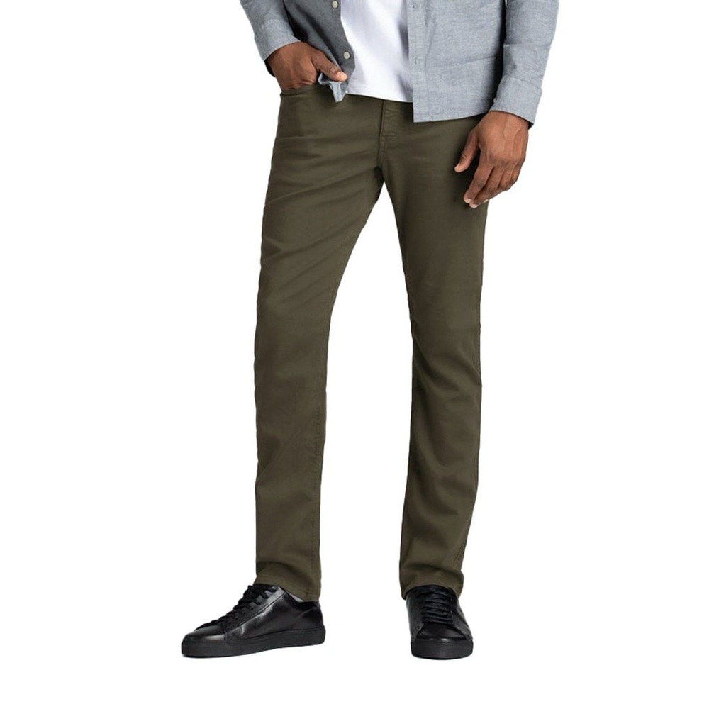 Men's DUER No Sweat Relaxed Taper Pants - Army Green